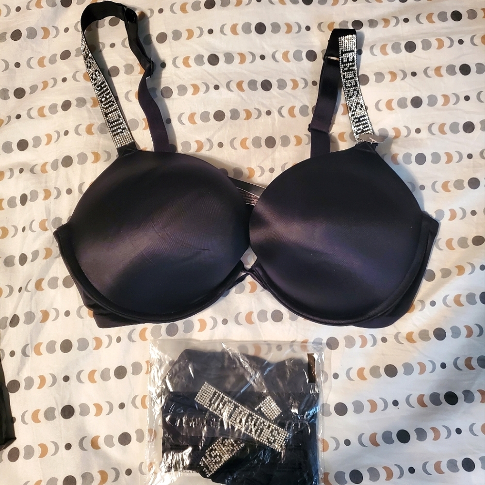 Victorias Secret Bombshell Shine Strap 38C Set